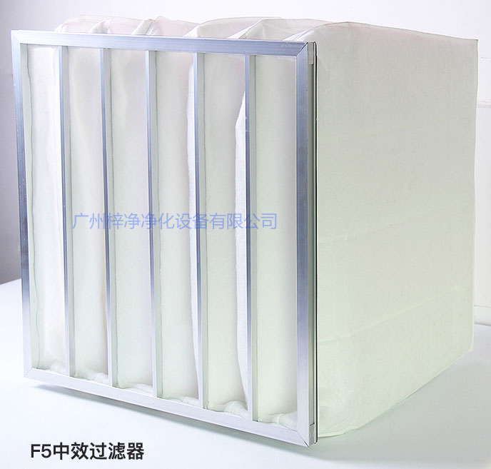 F5级袋式中效日皮免费视频主要用于商业大楼、剧院、车站。