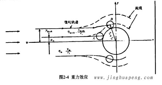 高效日皮免费视频的过滤机理重力效应示意图