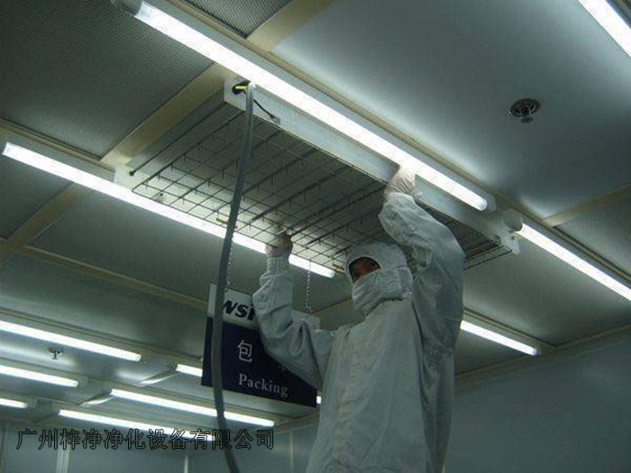 洁净室FFU空气日皮免费视频安装